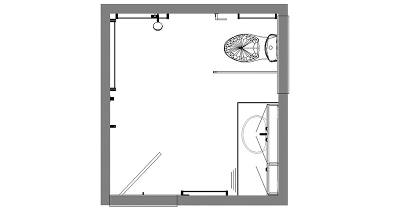 Accessible Bathroom Alfredton Floorplan